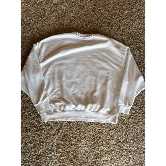 NBA Los Angeles Lakers Baggy Large White Crewneck Sweatshirt - Picture 5 of 8